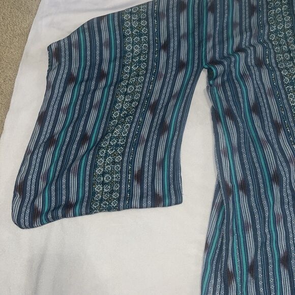 Tysa Designs Rayon Oversized Yoko Kimono In Maldives Print Blue 0 / 1 NWT $ 227 - Picture 7 of 15